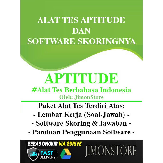 Aptitude Test Alat Tes Aptitude Tes IQ Inteligensi Aptitude