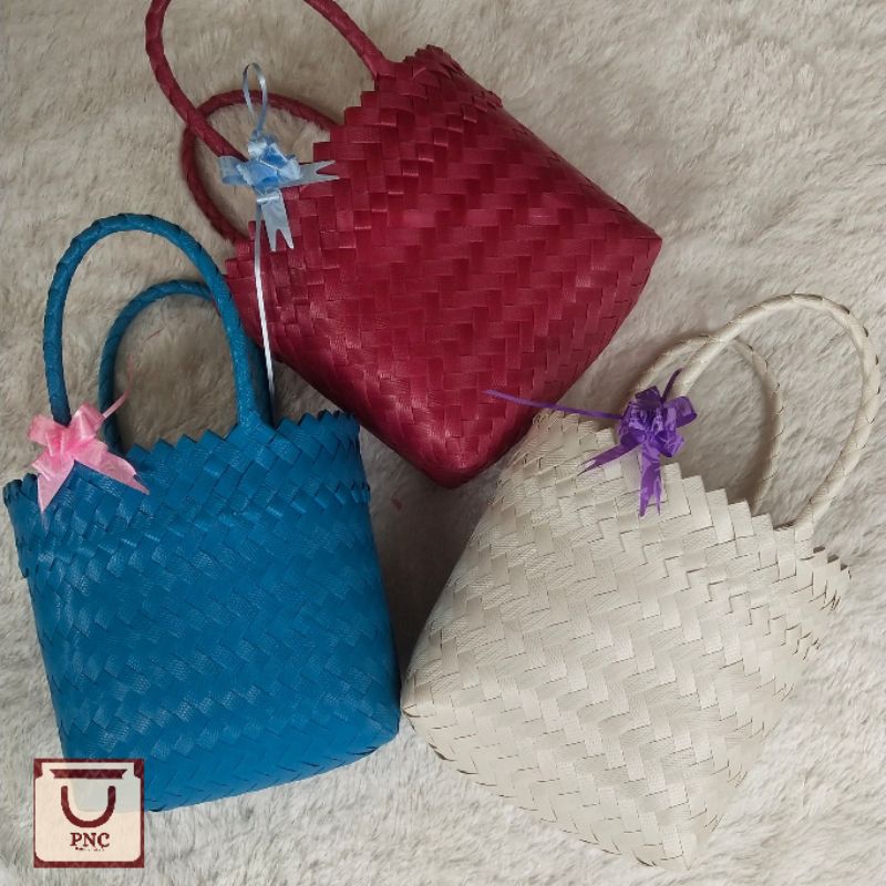 Tas Anyam Hampers CEKLY SUPER GEMES/ Hampers Mini/ Tas Anyam/ Tas Hampers