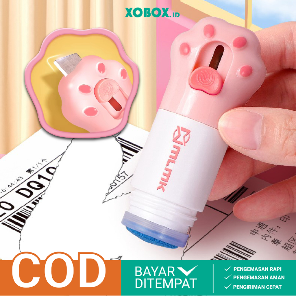 

Penghapus Barcode Tip-Ex Penghilang Informasi Data 2in1 Dengan Cutter Mini Pembuka Paket HM077 - XOBOX