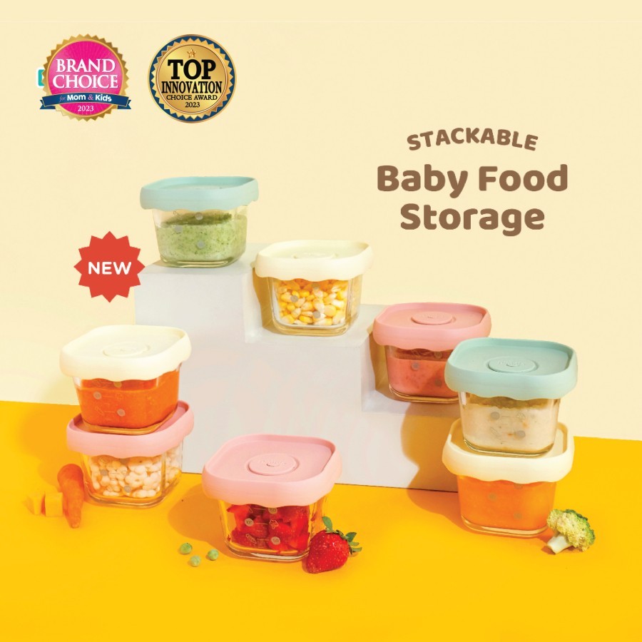 Little dimple Stackable Baby Food Storage Little Dimple