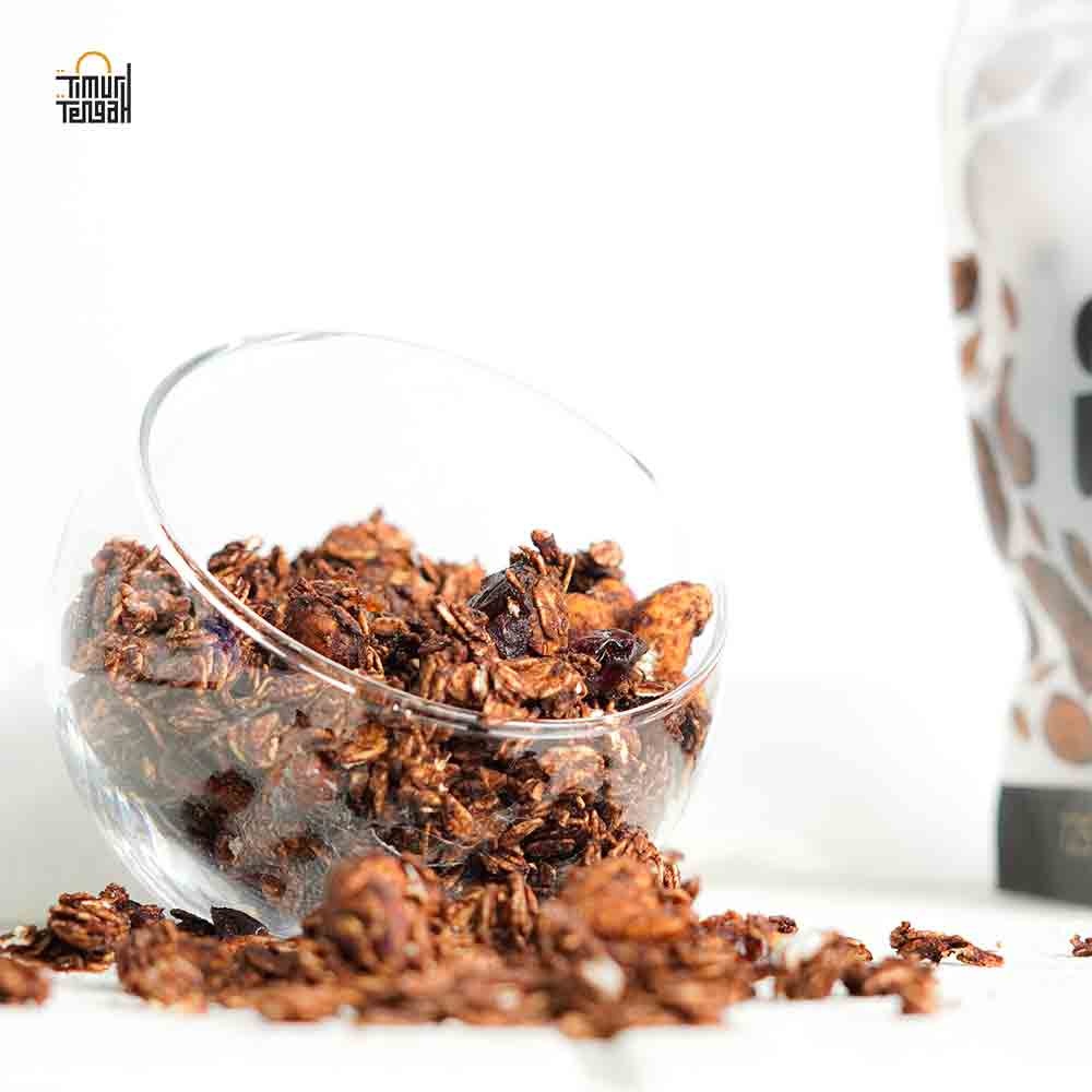 

Granola Timur Tengah Rasa Cokelat 125gr - Sereal Makanan Sehat