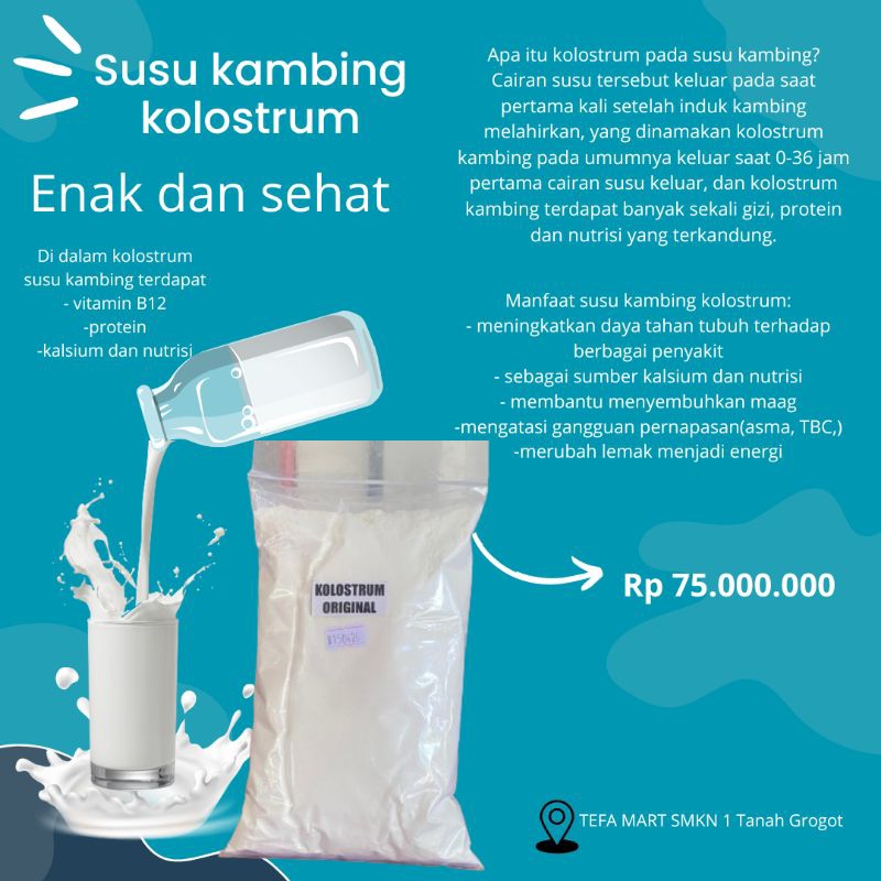 

susu kambing kolostrum