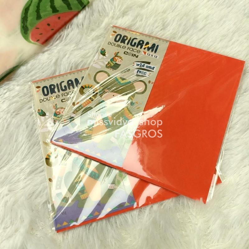 

Kertas Lipat Origami | Kerajinan [isi 20 lembar]