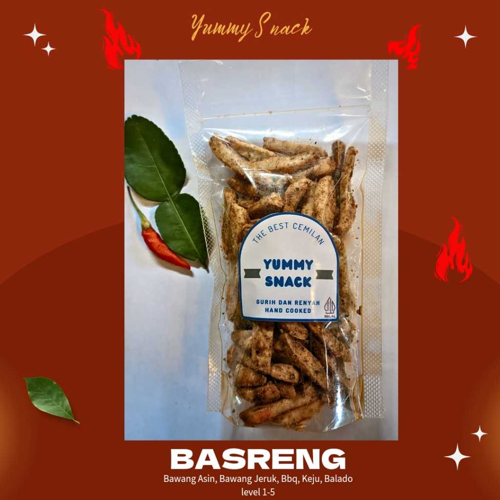 

Basreng Stick Gurih Renyah 75 gr