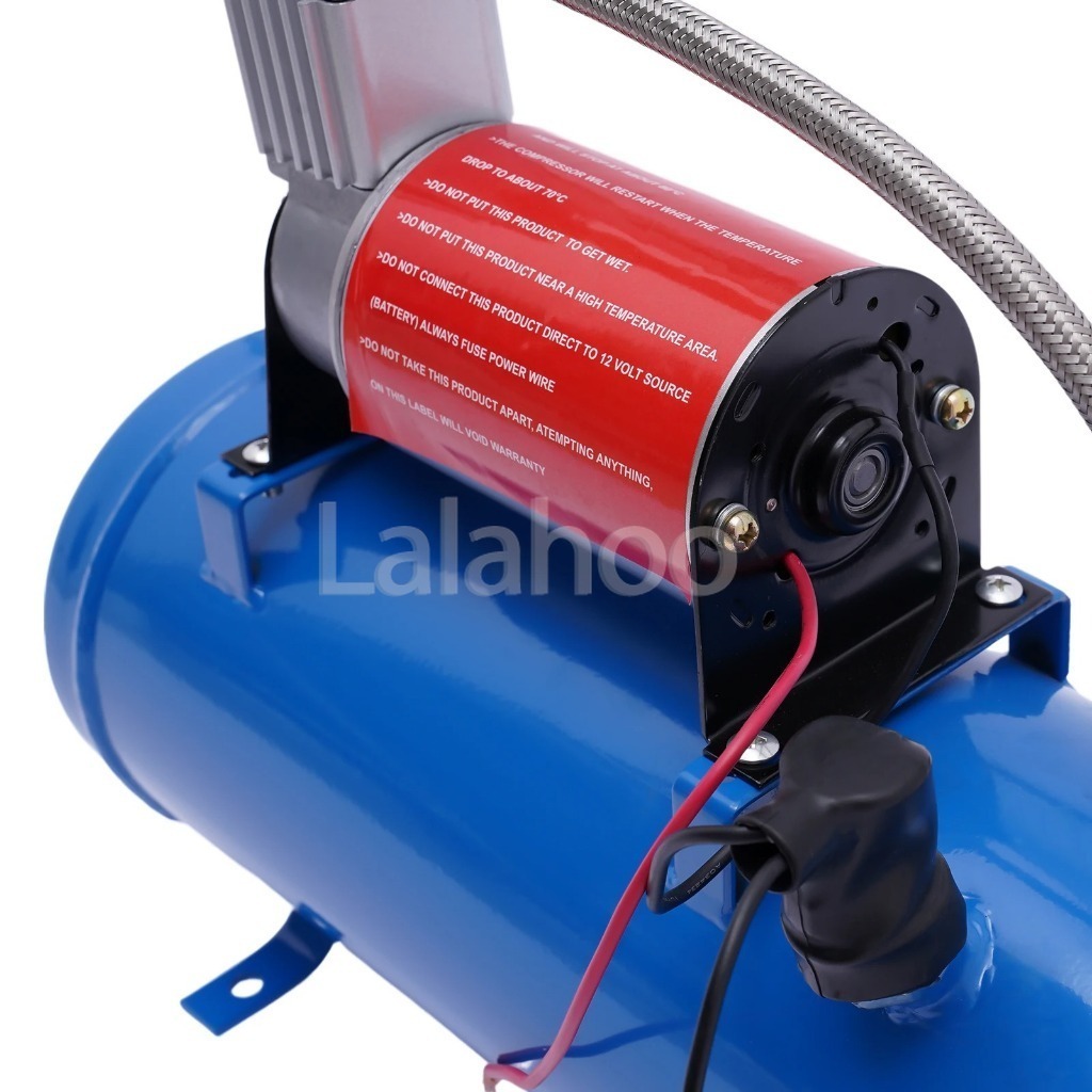 Tabung Kompresor Angin Otomatis 12V 24V air suspension compressor 150Psi Air Compressor Portable 6L