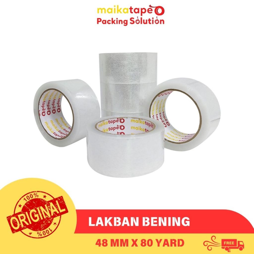 

OPP TAPE / LAKBAN BENING MAIKATAPE 48MM x 80 YARD (1 ROLL)