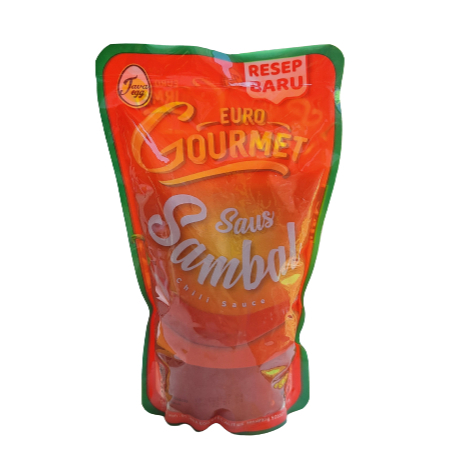 

Euro gourmet saus sambal 500gr dan 1kg