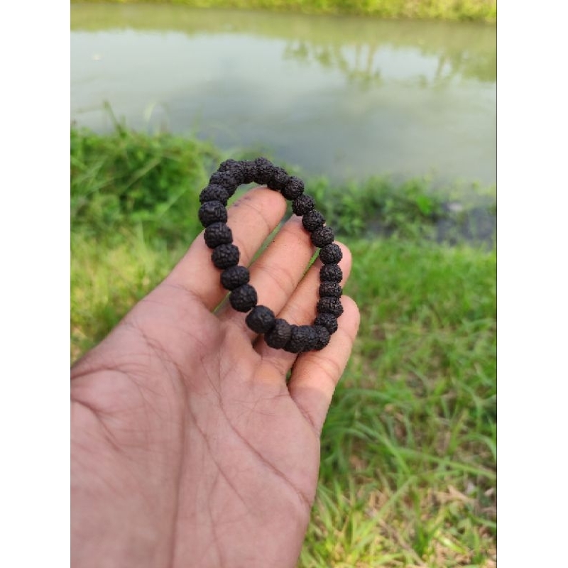 gelang Jenitri rudraksha hitam