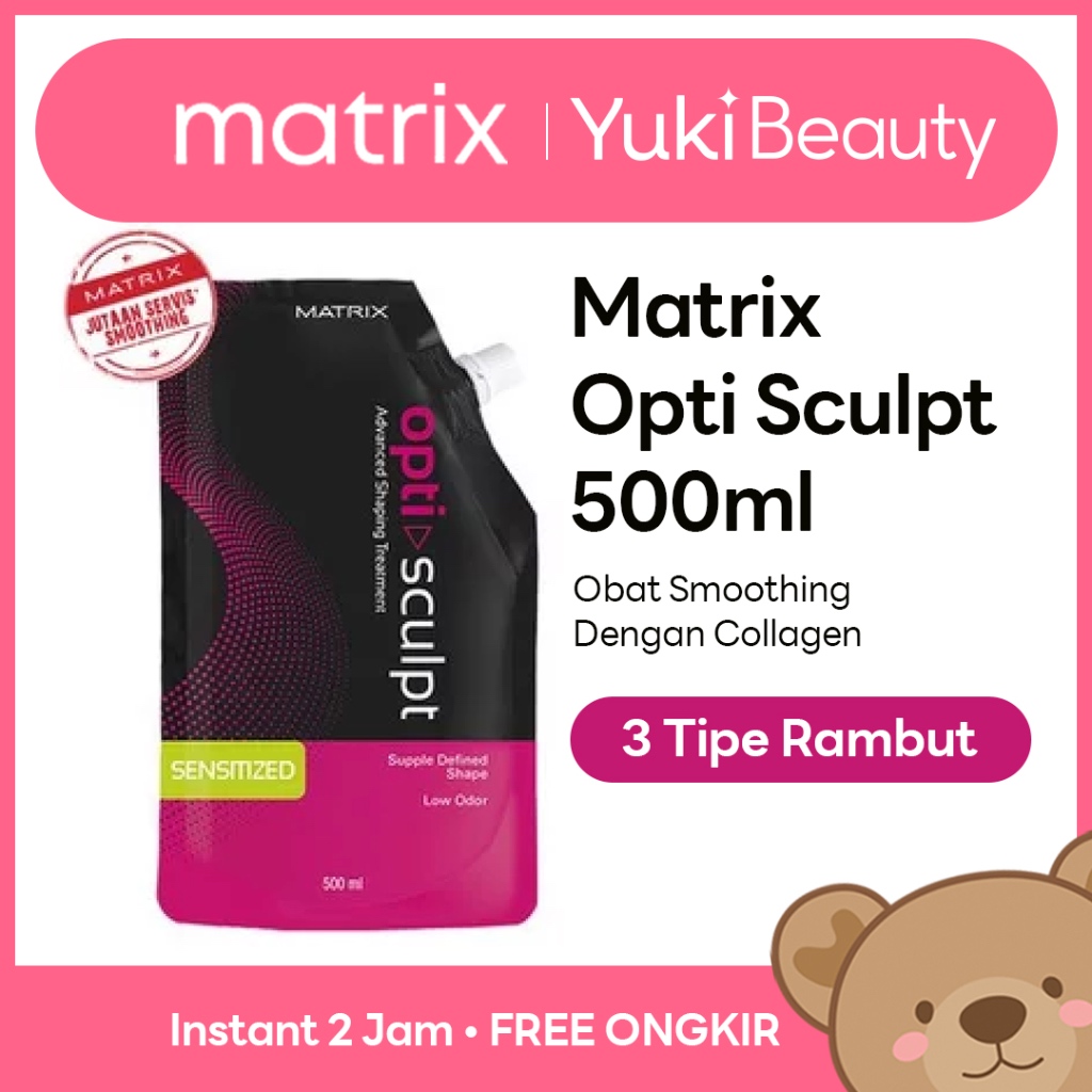 ❤ YUKI Manado ❤ Matrix Opti Sculpt Advanced Shaping Treatment | 3 Tipe Rambut | 500ml
