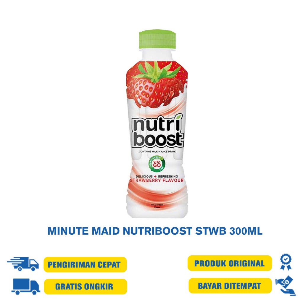 

MINUTE MAID NUTRIBOOST JERUK/STRAWBERRY 300ML