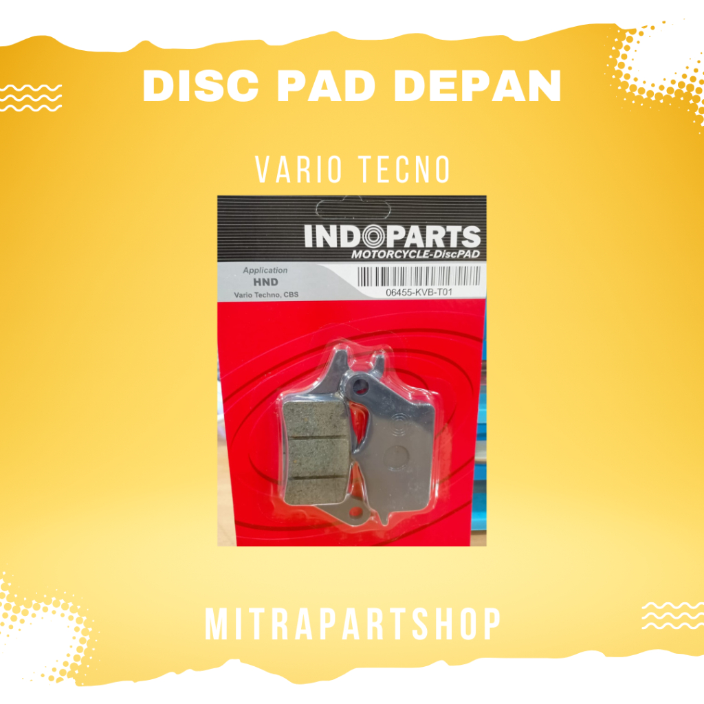 Dispad depan vario tecno indopart