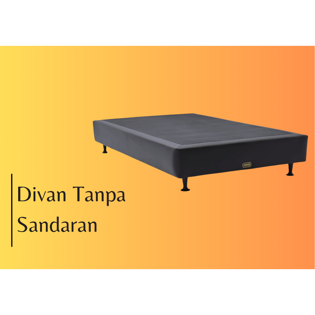 Dipan Divan Box Bahan Oscar Tanpa Sandaran Rangka Tempat Tidur
