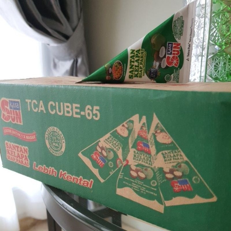

santan kelapa SUN KARA cubes karton36 pak