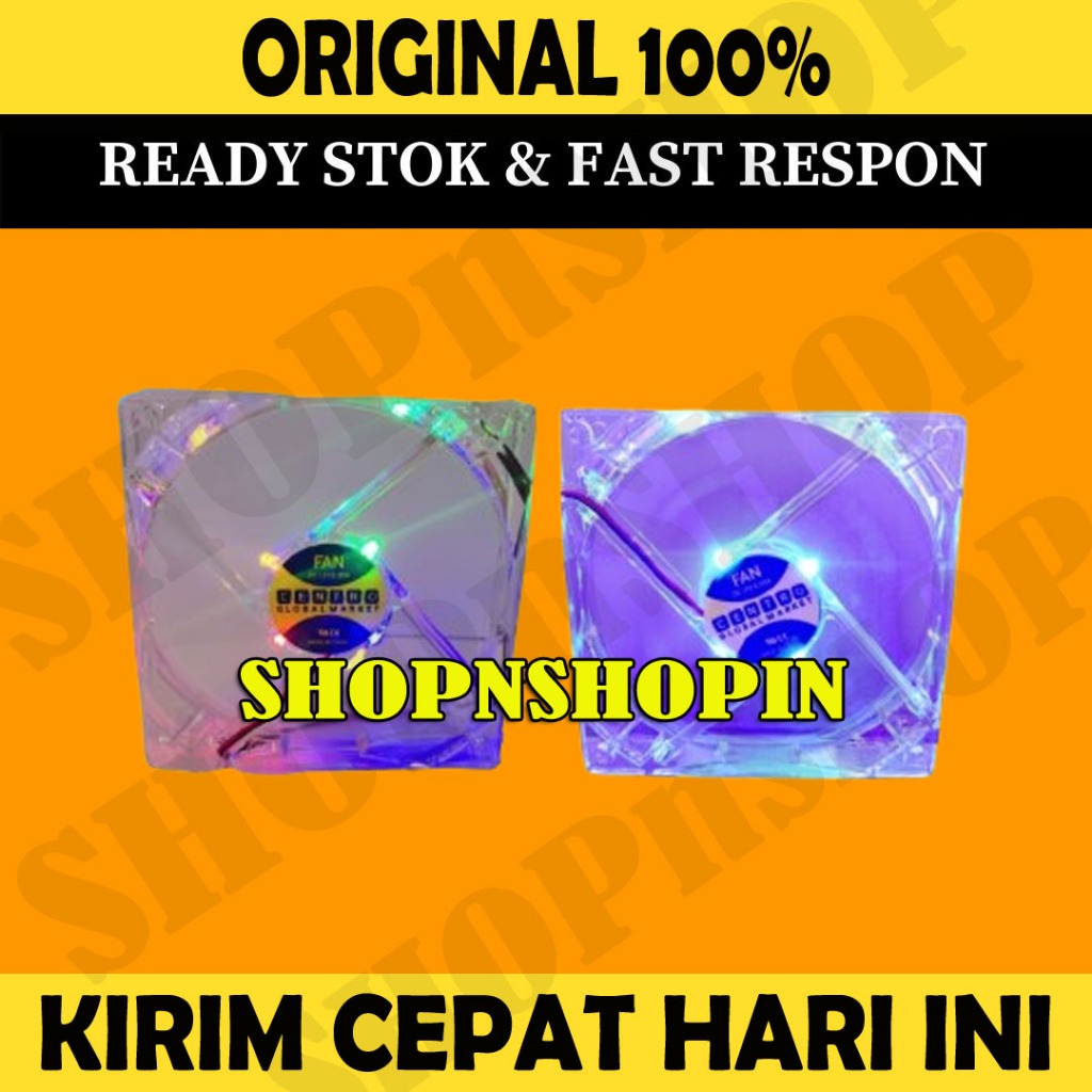 Fan Casing 12 cm untuk PC Bening Performa Keren Transparant