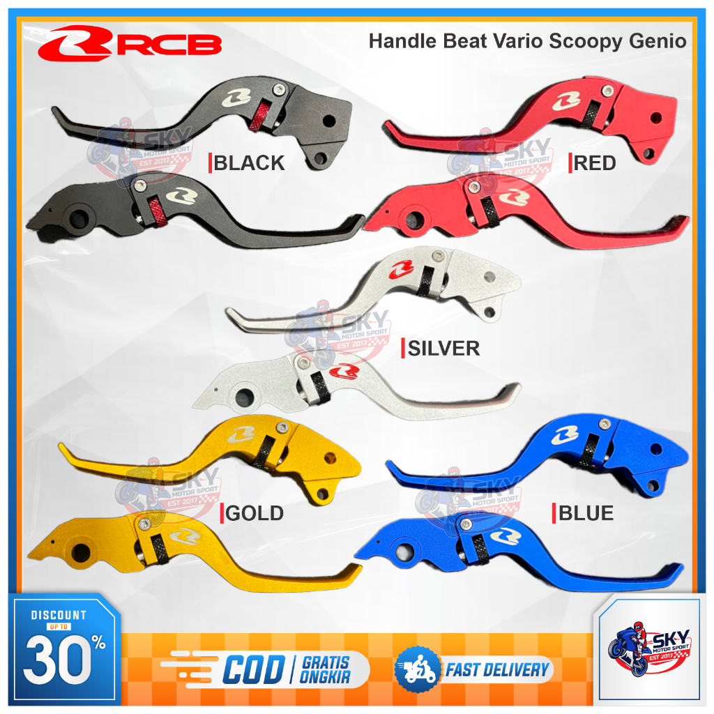 Handle Rem RCB E+ Alloy Beat Fi Vario 125 150 160 Original
