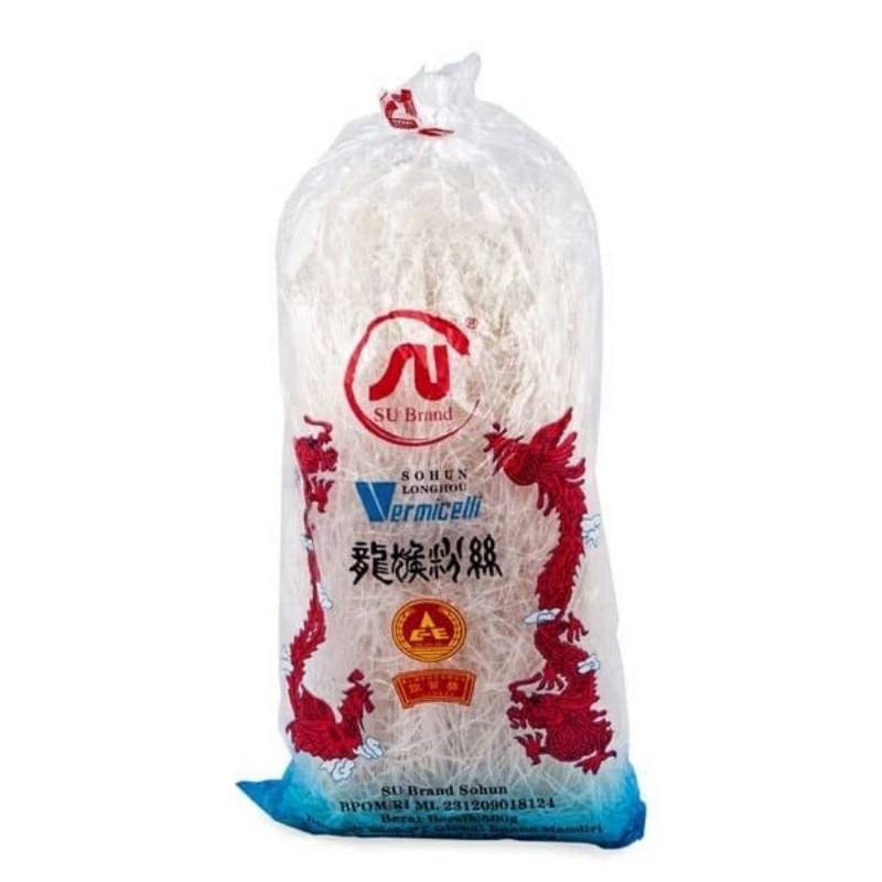 

SOHUN LONGKOU NAGA BIRU 50 GR / SOUN LONGKOU VERMICELLI / BIHUN KACANG HIJAU MIE SUUN SG