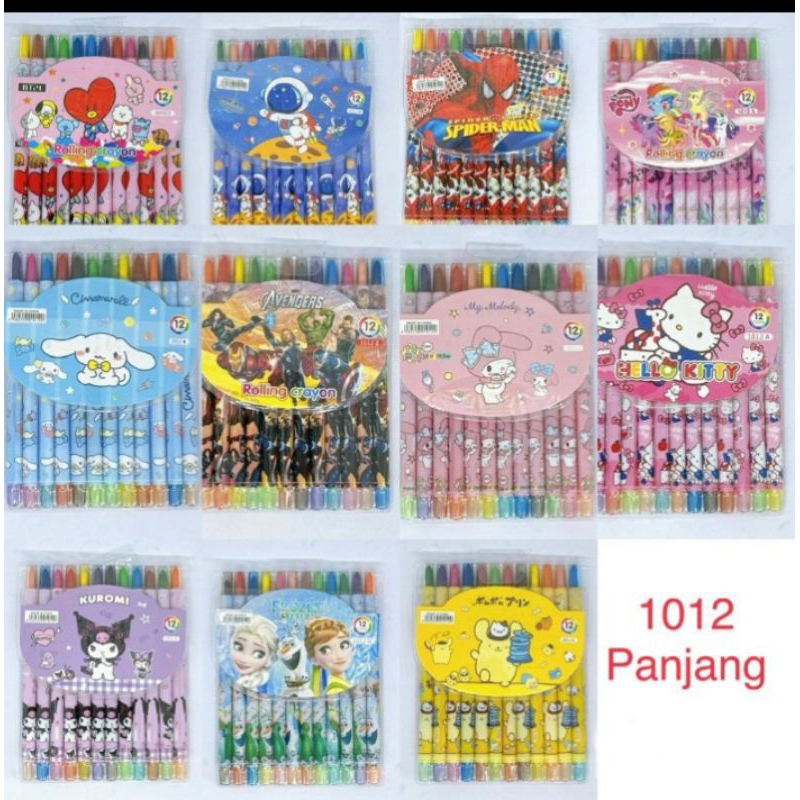 

crayon putar panjang karakter