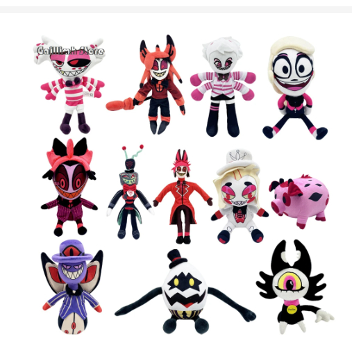 Boneka Hazbin Hotel Plush Helluva Boss Plush Hell Inn Evil Boss Plush Doll Hazbin Hotel