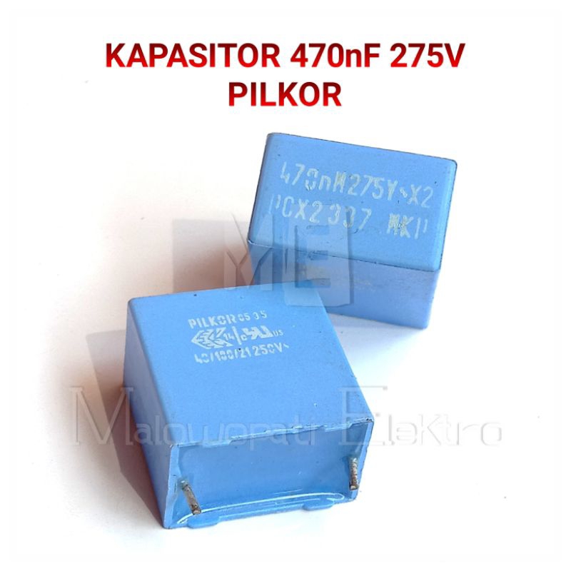 Kapasitor MKP 470n 275v Pilkor Capacitor