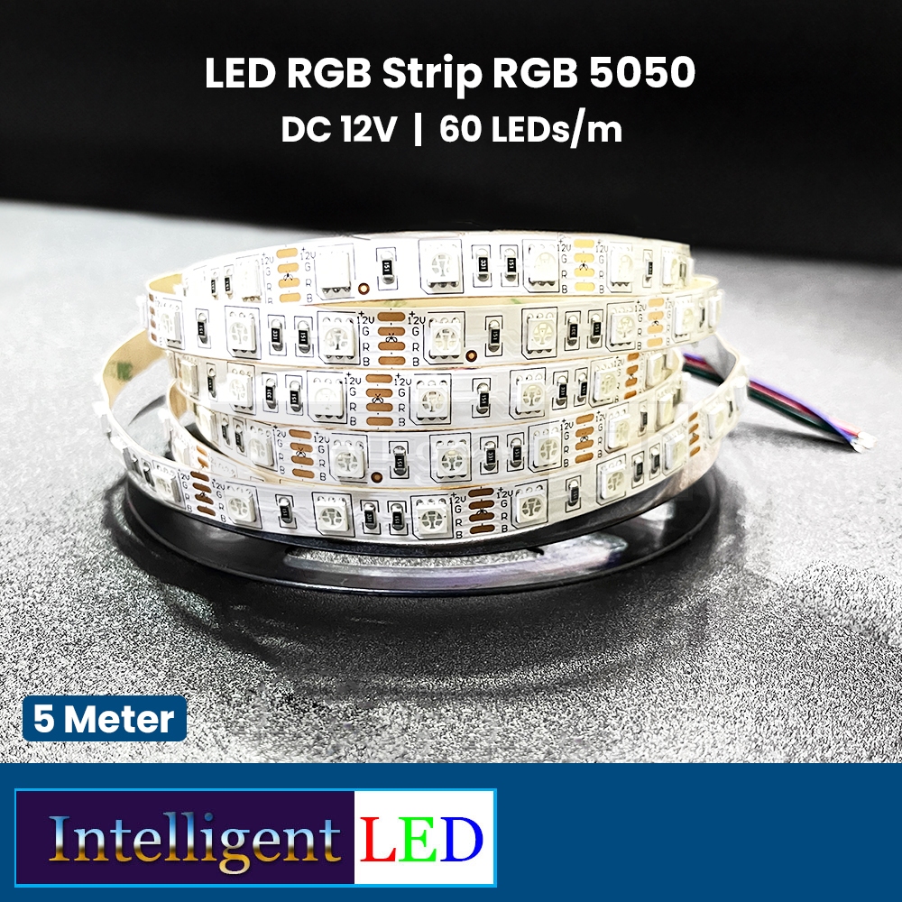 LED RGB Strip 5050 60 LED DC 12v 5m/roll