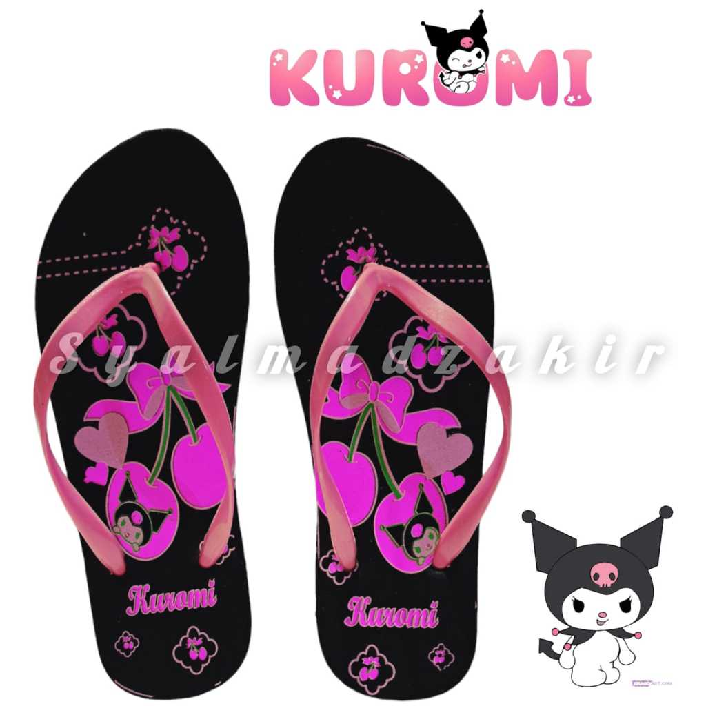SANDAL JEPIT WANITA KUROMI SANDAL WANITA KUROMI