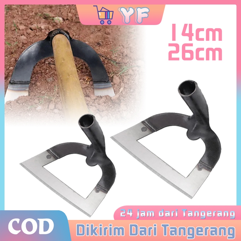 Cangkul Berongga Baja Mangan Cangkul Berkebun Cangkul Rumput Liar