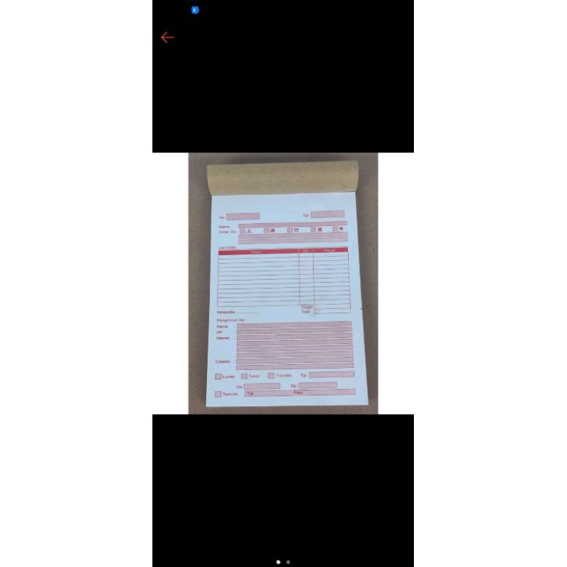 

Nota Custom 1/4 Folio - Pembuatan Buku Nota