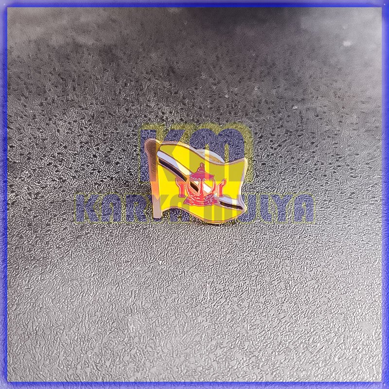 Pin Bendera Brunei Flag Pin Bendera Negara Brunei Flag Pin Brunei - Karya Mulya