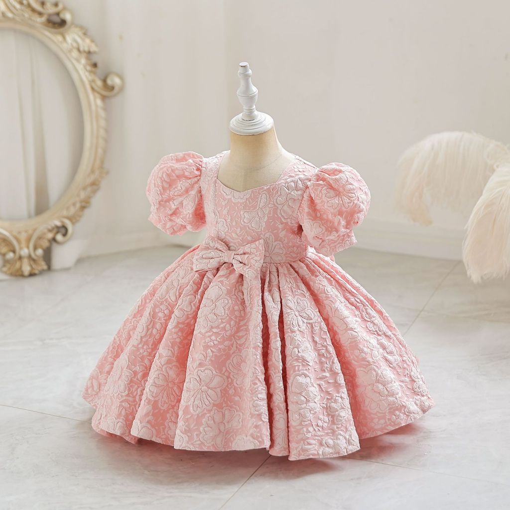Gaun Pesta Anak Perempuan / Dress Party Anak Cewek / Gaun Ulang Tahun Mewah Elegan Payet/ Dress Prin