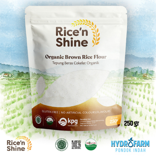 

Rice'N Shine - Organic Brown Rice Flour / Tepung Beras Coklat Organik