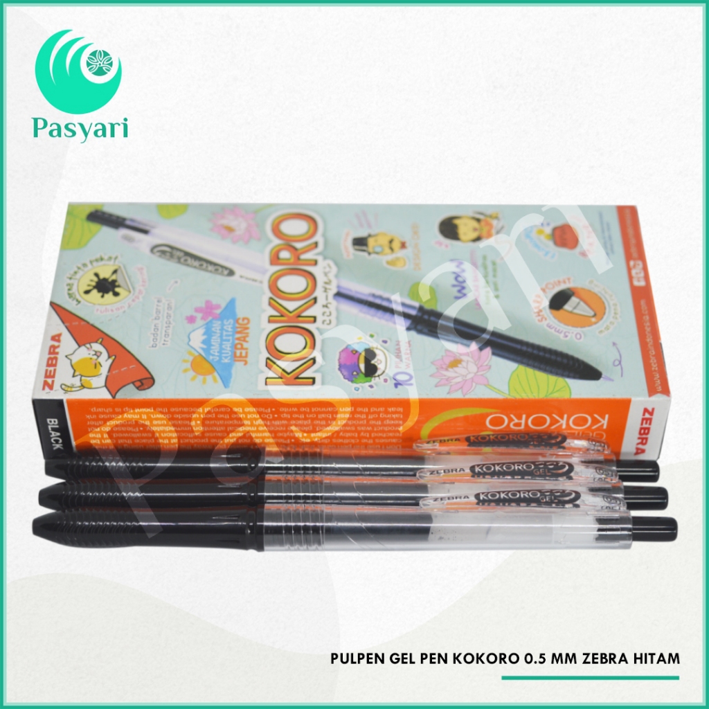 

Ready [ per pack ] Zebra Pulpen Kokoro Warna per pack / Gel Pen 0.5 mm Ori!!