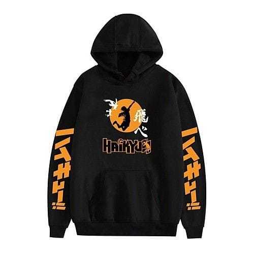 Jaket ANAK Anime Haikyuu Karasuno team / Hoodie Anime / Jaket Pria / Outerwear Terbaru