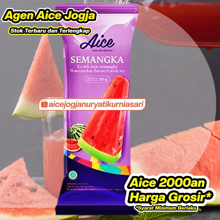 Es Krim Aice Semangka isi 50 / Ice Cream Aice semangka1dus 2000an