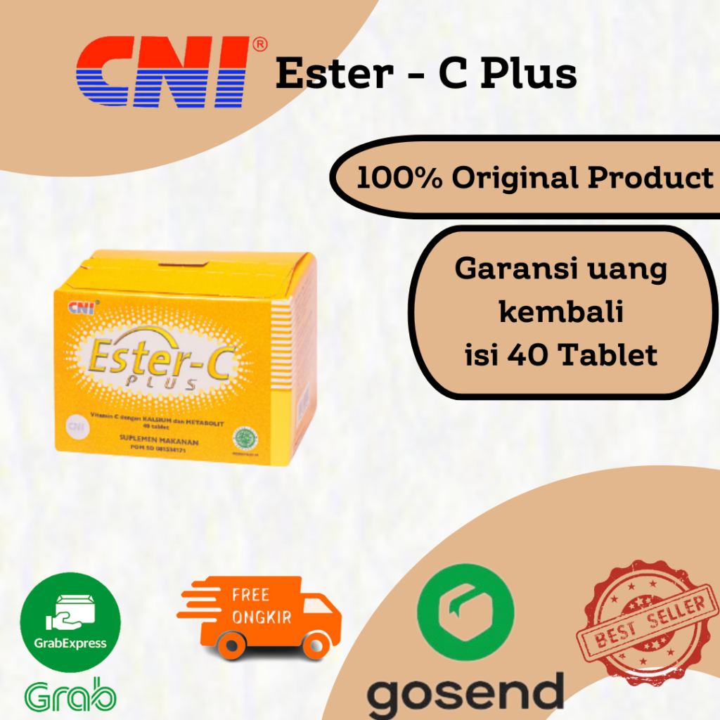 ESTER C PLUS / ESTER C PLUS CNI / ESTER C PLUS CNI VITAMIN C / SUPLEMEN VITAMIN C