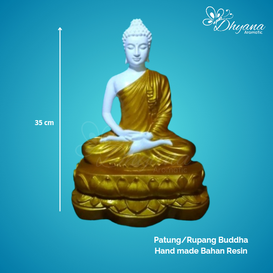 [FREE PACKING KAYU] Rupang Patung Buddha Sakyamuni 35 Cm TERLARIS