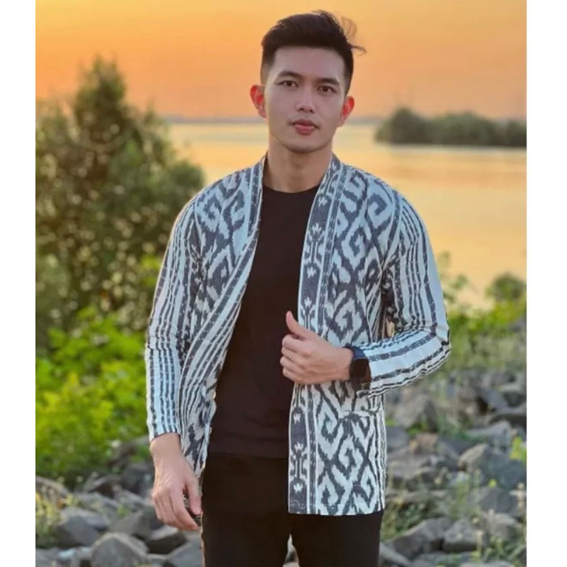 BAJU KAIN TENUN  outer / baju kain tenun asli / keren