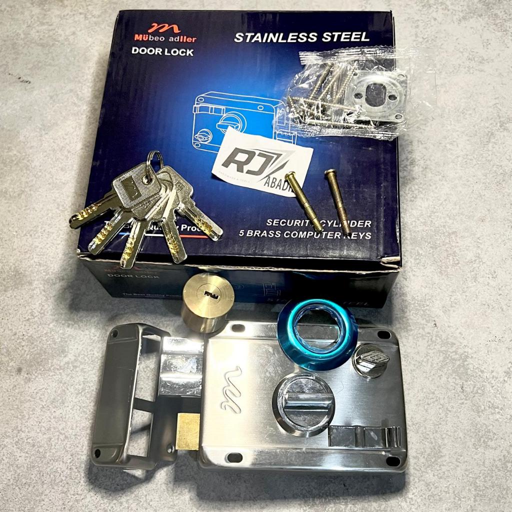 Kunci Pintu Body Rumah Laci Otomatis Stainless 304 MULLER ART ML 853 SS