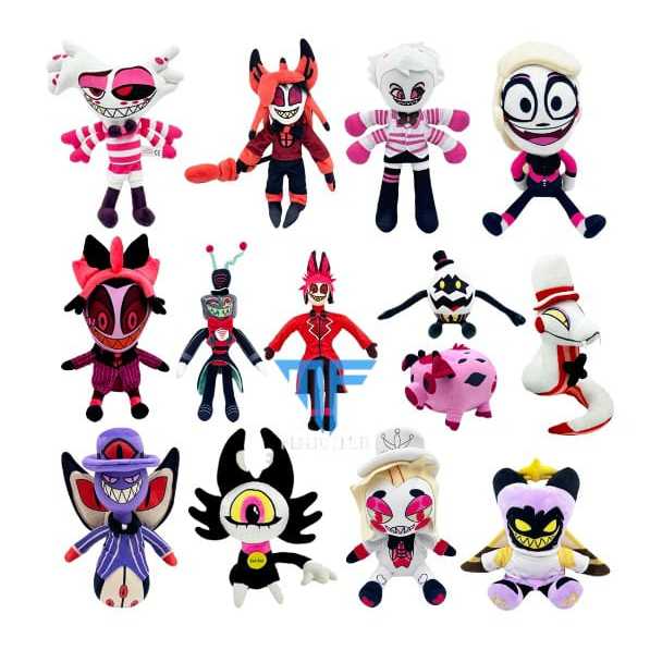 Boneka Hazbin Hotel Plush Doll Hazbin Hotel Toothed Monster Antennal Ant Charlie Morningstar