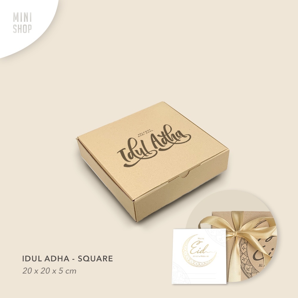 

Square Box Kado Kardus Hampers Idul Fitri / Adha series 2 ( kotak kado / kemasan )