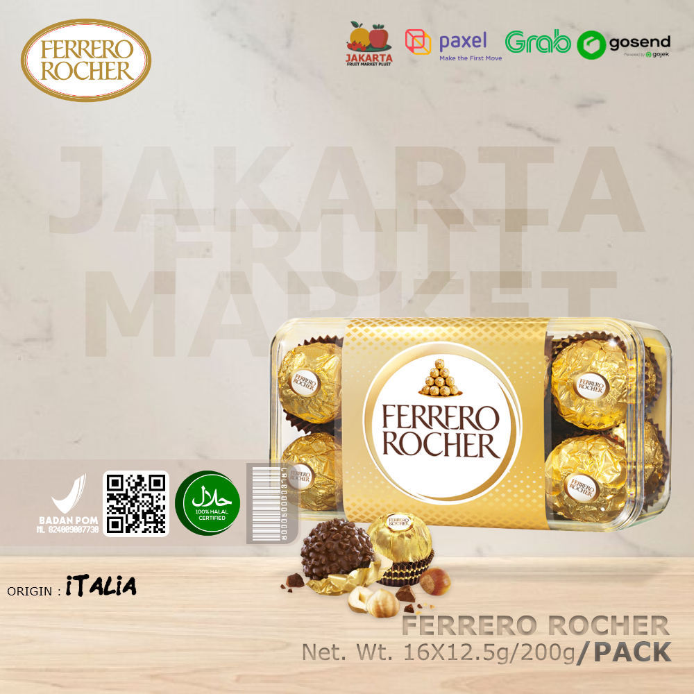 

(COKLAT) FERRERO ROCHER T 16 200GR