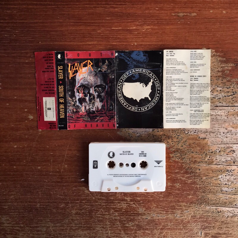 Kaset Pita Slayer - South Of Heaven
