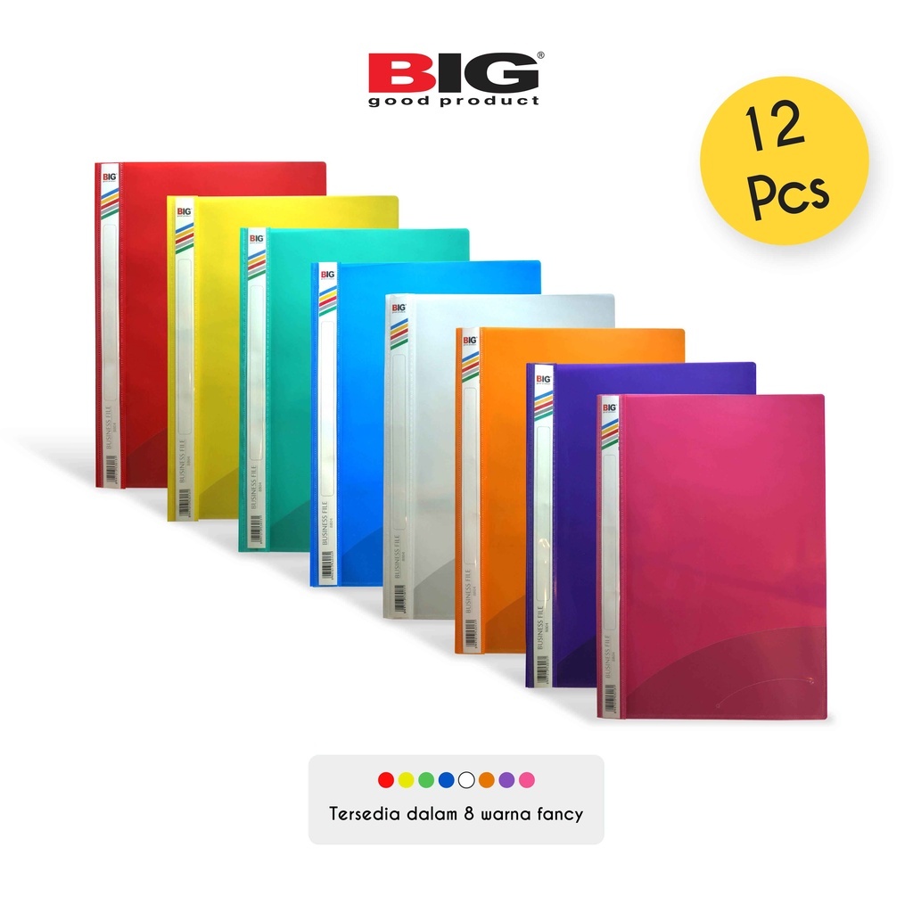 

12 Pcs BIG Map Bisnis File F4 Folio Poket / Map Ako / Business File MF-8804