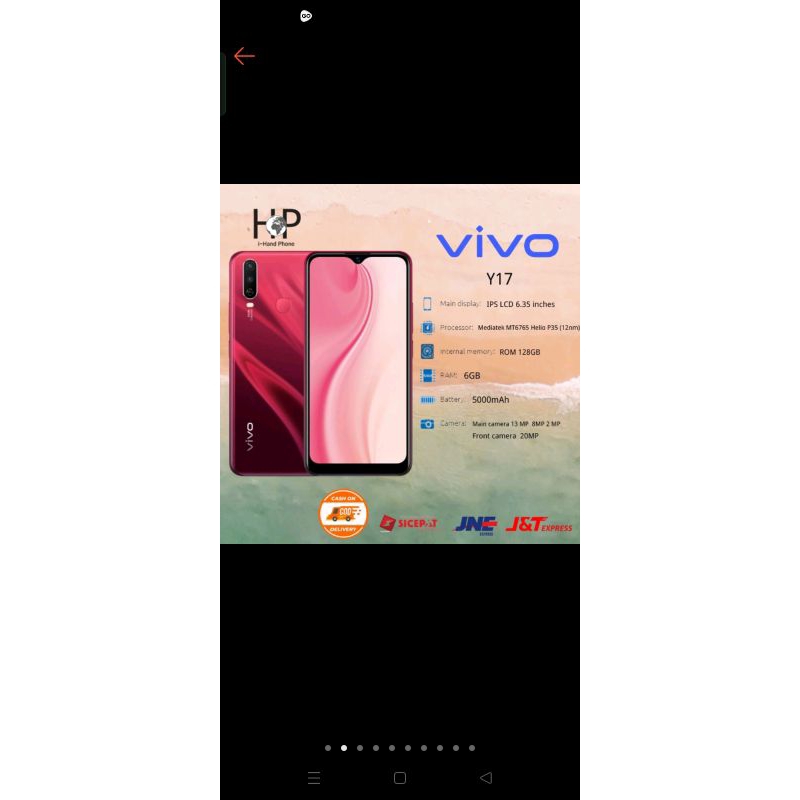 vivoY17 Ram 4/128 6/128 8/128
