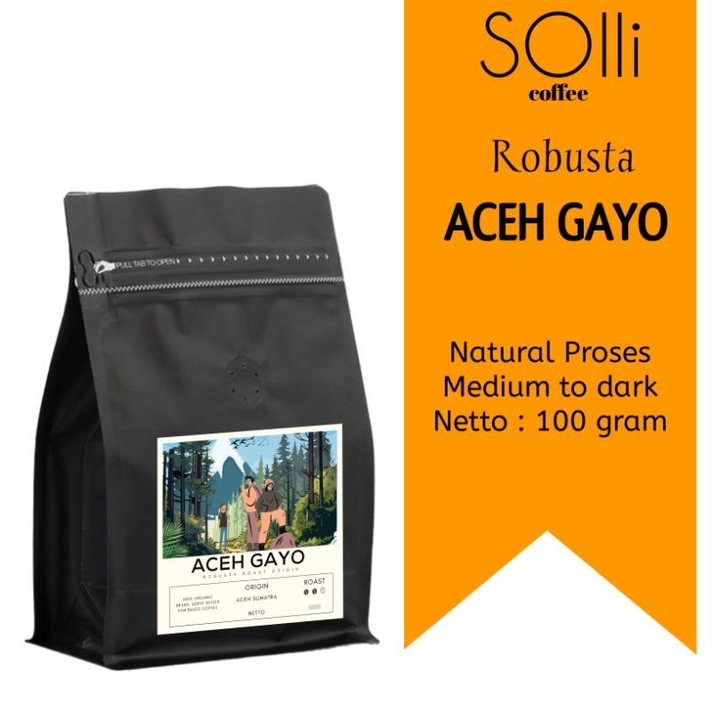 

Kopi Robusta Aceh Gayo 100 gram Biji / Bubuk | Kopi Robusta Gayo Aceh