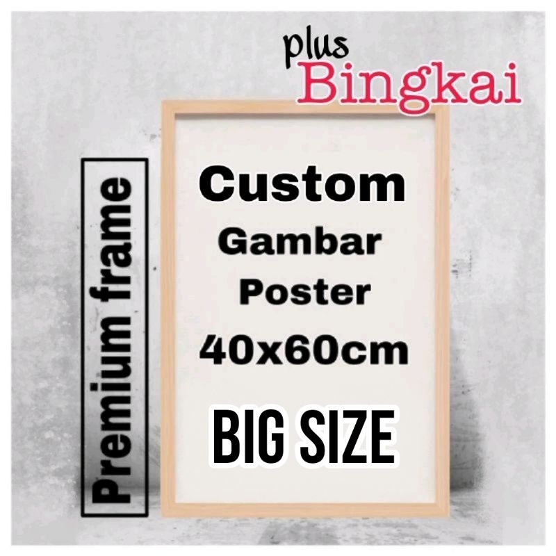 Kirana decoration/Hiasan dinding 40x60 besar Walldecor jumbo cetak foto bingkai foto ukuran besar