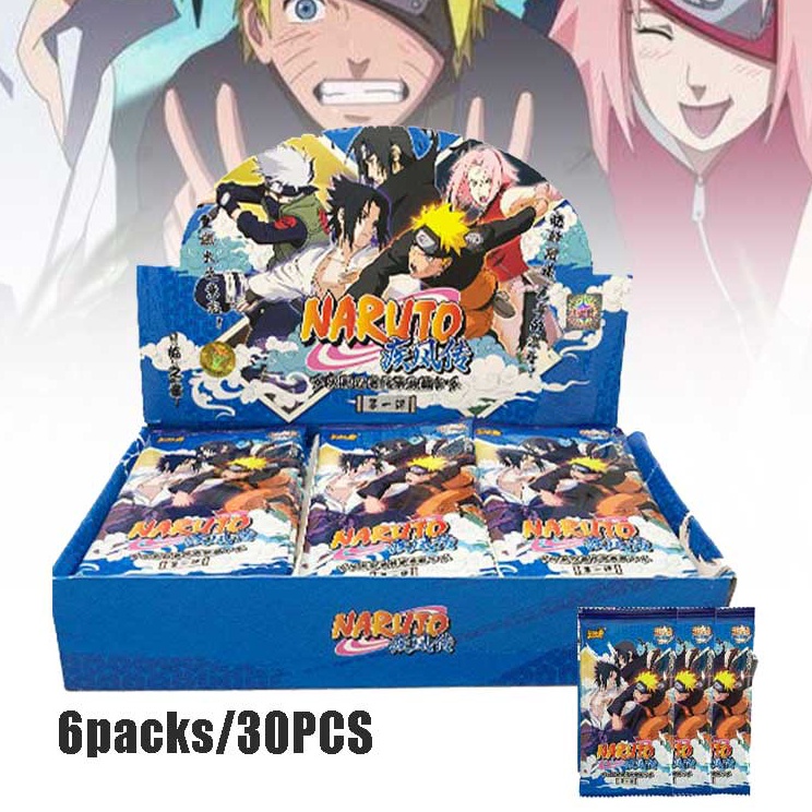 Card Naruto 6 Pack Kartu Naruto Original Naruto Trading Cards Game Hologram