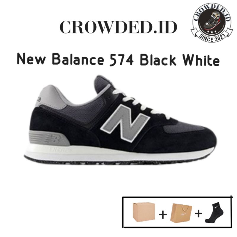 ( CWD ) NB 574 Black White Original 100% BNIB