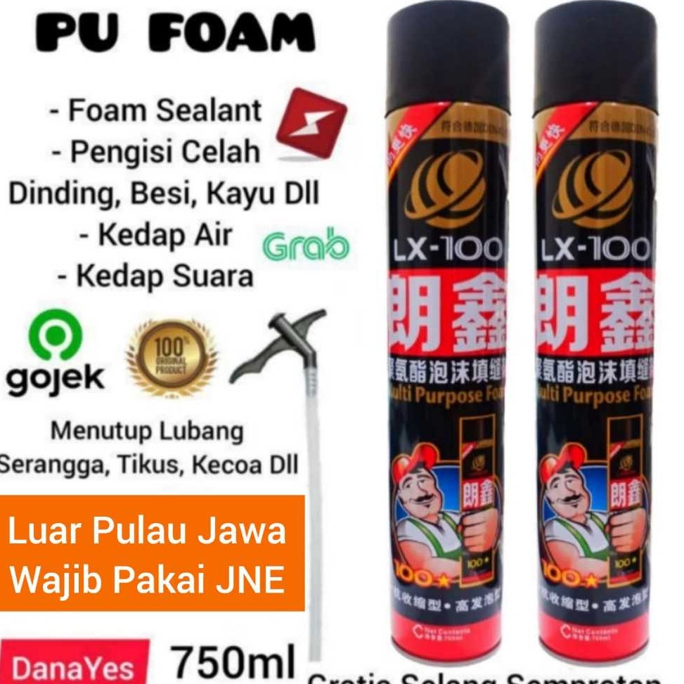 Produk terbaru PU Foam PU Sealant Spray Polyurethane PU Busa Spray Sealant Foam Peredam Suara Pereda