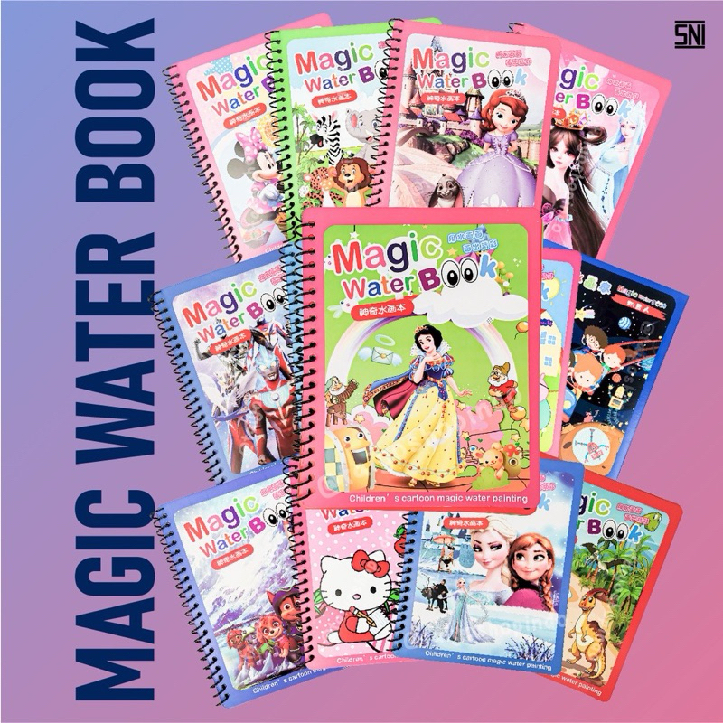 

MAGIC WATER BOOK | BUKU EDUKASI MEWARNAI AJAIB