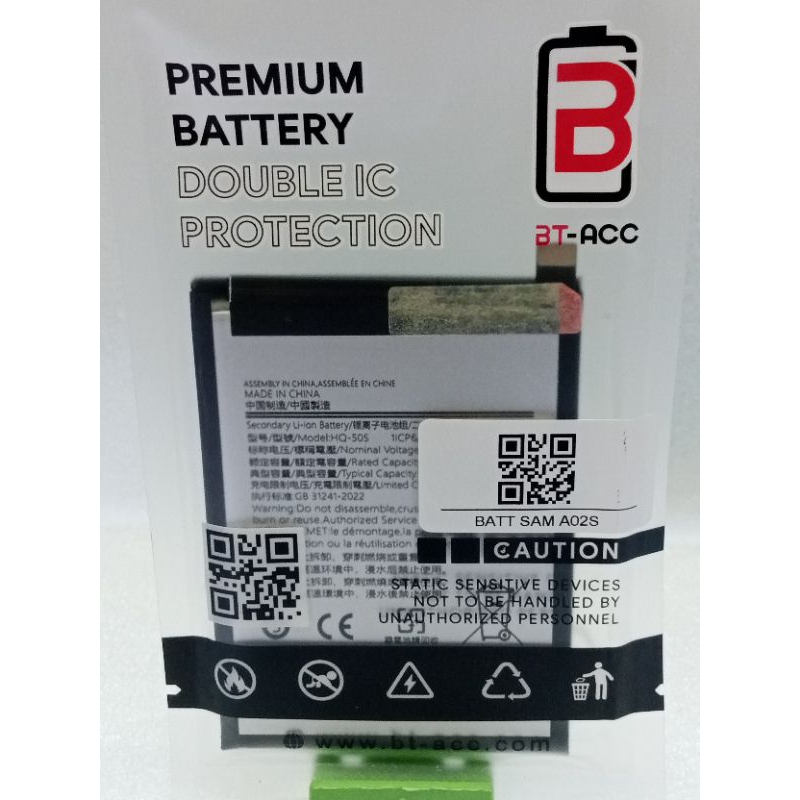 BATRE DOUBLE IC SAMSUNG A02S A02 A03 A03S HQ-50S  ORIGINAL